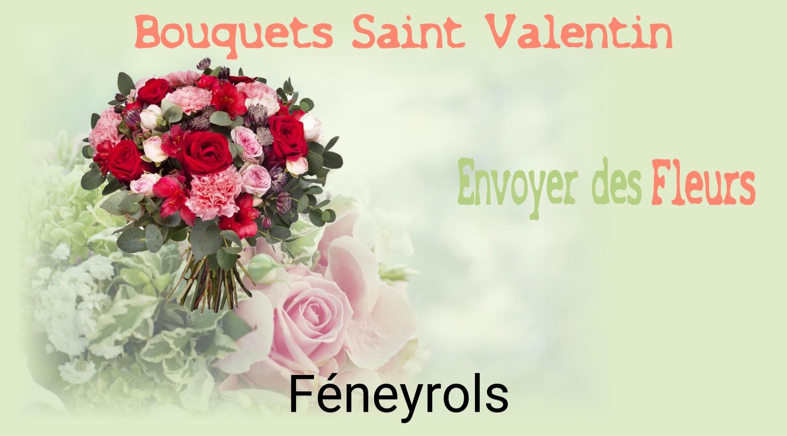 Roses de Saint-Valentin livrées à Féneyrols